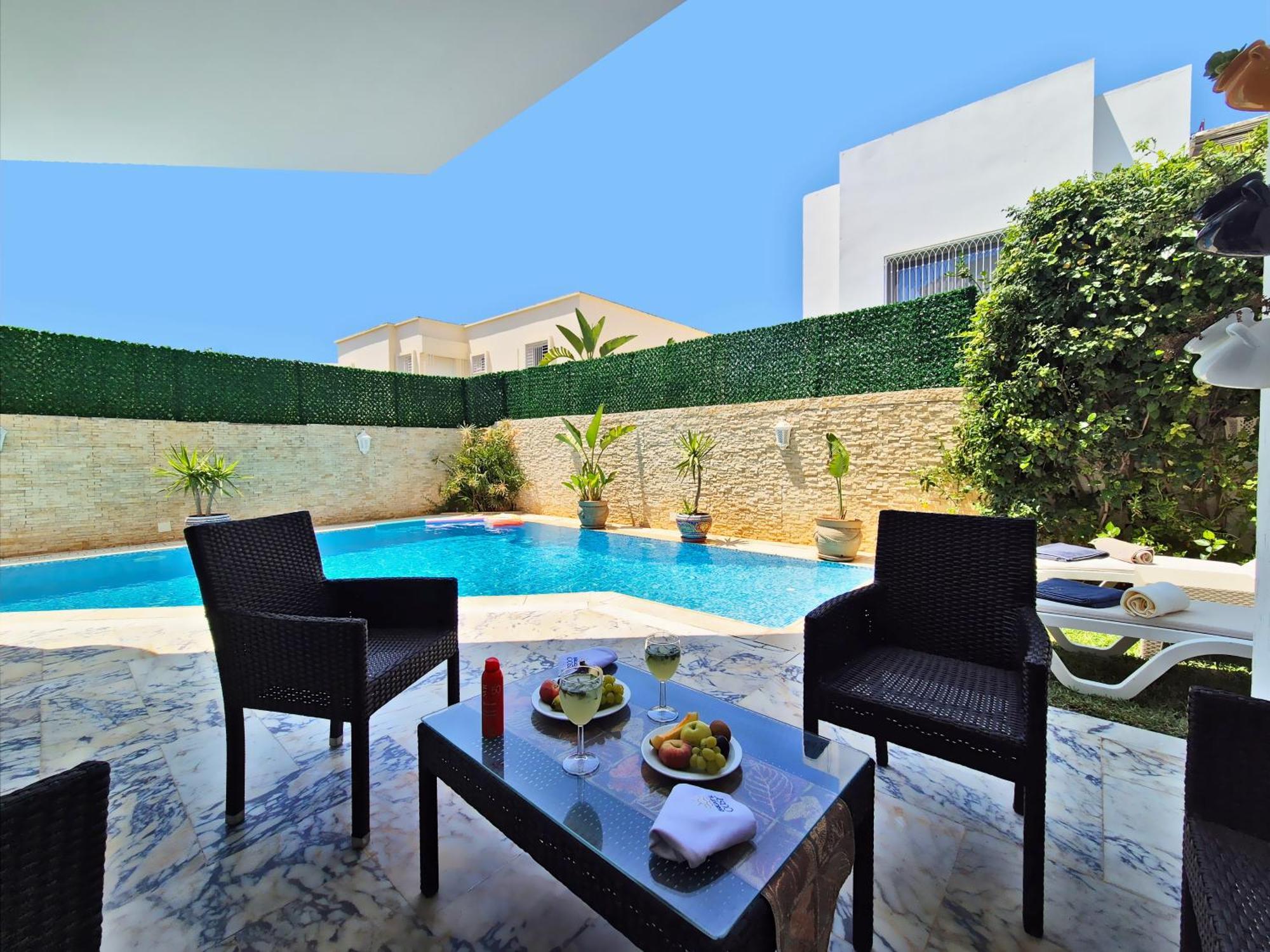 L'orchidee - De Luxe Avec Piscine Chauffee Et Vue Sur Le De Gasthof Tunis