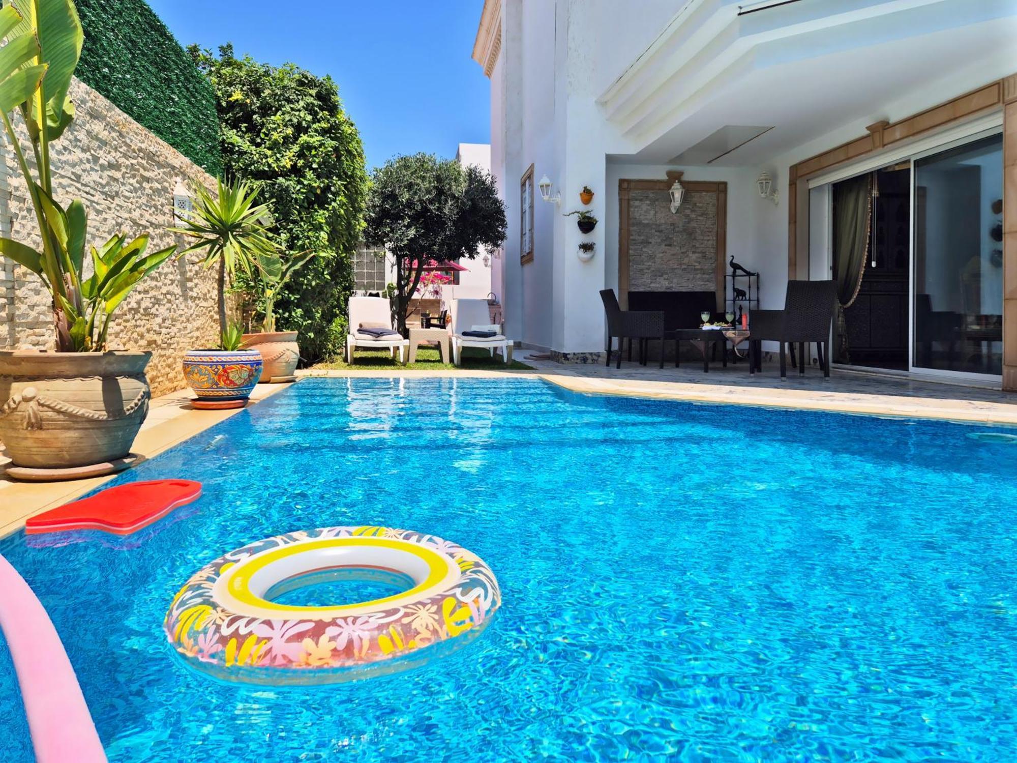 L'orchidee - De Luxe Avec Piscine Chauffee Et Vue Sur Le De Gasthof Tunis