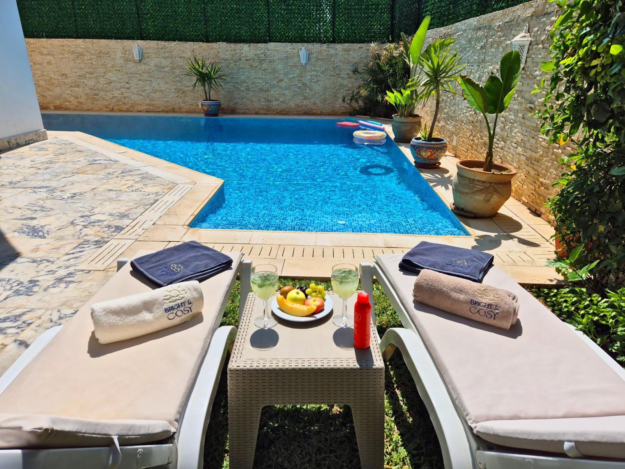 L'orchidee - De Luxe Avec Piscine Chauffee Et Vue Sur Le De Tunis